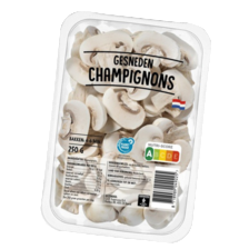 Gesneden champignons
